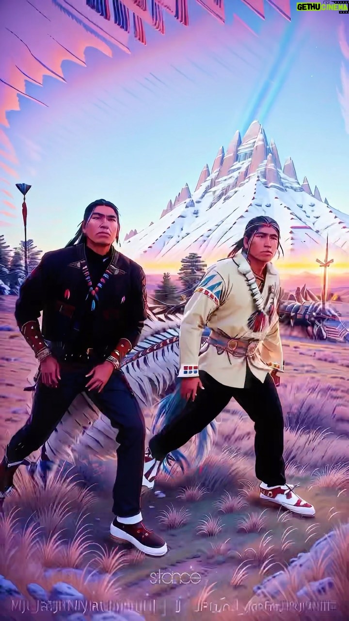 Taboo - 94.4K Likes - Respect to the Indigenous Bboys! @taboo & @notoriouscree
A.I Edit: @jboogx.creative
#native #indigenous