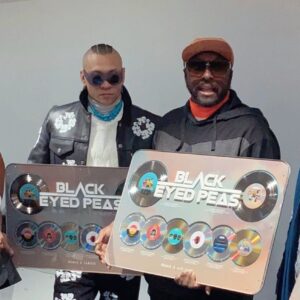 Taboo Instagram - @blackeyedpeas in 2024 continues to make Global impact thru our music and our live performances.. We are  very thankful &  focused on "keeping our Foot on the gas" with New music dropping soon that will be part of the  Bad boys 4 soundtrack !!!! This weekend in Paris was " MAGICAL"along with sellung 40 thousand tickets (sold out @parisladefense_arena show )  the  head of the label in France  @geayguenael presented us with a plaque of gold /platinum and Diamond sales of our two newest albums and singles from Translation (2020 and Elevation (2023) .. this is a huge testament of  always believing  in Ourselves and never giving up on our Competitive Spirit !!! #workhardplayhard #hardworkpaysoffs #beptillinfinity #newmusic2024 #blackeyedpeas4eva #thankyouparis🇫🇷 #thepeas