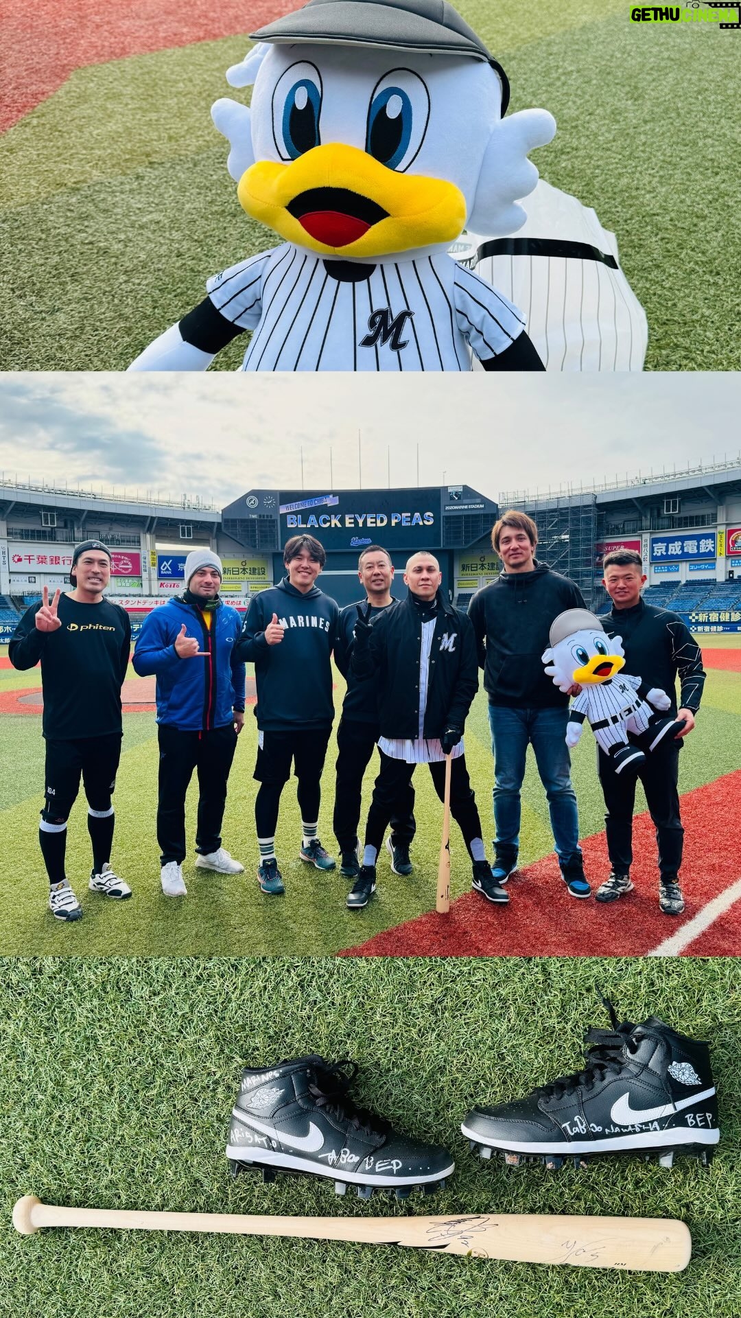 Taboo - 2.6K Likes - Baseball has our hearts too ❤️⚾️🇯🇵
Big love to @chibalotte for sharing the field with our brother @taboo. Memory 🔒 ARIGATO!!