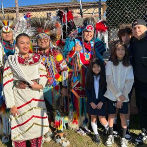 Taboo Instagram - A special thank you to my relative @ashkiiloco and my family @indigenousenterprise for rocking  at my kids school today , With respect and honor we celebrate our Native communities and teach the youth about our different styles of dance and our regalia and our different tribes and nations .. #indigenousenterprise #heritagefair 🪶🦅