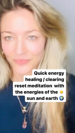 Tabrett Bethell Instagram - Wednesday Meditations 

A very quick meditation practice for aligning , balancing and clearing with the energies of the sun and earth..

To anyone that needs it 🙏