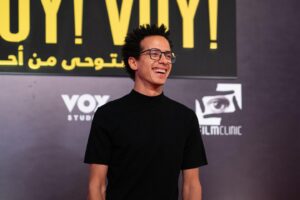 Taha Desouky Instagram - From the premier and press conference of “Voy! Voy! Voy!” Movie .. watch it now in cinemas 
Styled by my biggest talented supporter: @nadine.ketchedjian 
📸: @nasser_media_production