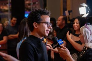 Taha Desouky Instagram - From the premier and press conference of “Voy! Voy! Voy!” Movie .. watch it now in cinemas 
Styled by my biggest talented supporter: @nadine.ketchedjian 
📸: @nasser_media_production
