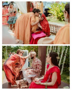 Tahir Raj Bhasin Instagram - छोटे भाई की हलदी ✨🧿
Congrats Tanvir & Mel ! Haldi is symbolic of protection & prosperity. May you two have both of those in abundance. Here’s to your great Indian shaadi! 
.
.
@mintblushdesigns @stylisttsahilgulati @niddhii_jain
#TanMel #Haldi #IndianWeddings #kerala