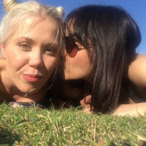 Taj Atwal Instagram - The hardest goodbye. 🕊️ Chesca Joy 🕊️

This is how I choose to remember you. Gate crashing my bath time, glass of wine in hand (with a straw & out of a tumbler!) chatting shit with a laugh as loud as mine & ALWAYS wearing my clothes. 

The biggest lesson I have learnt from loss? Hold your friends close & hold your best ones even closer. Forgive the petty arguments. Don’t sweat the small stuff. Hold each other’s hands. 

You laughed hard. You loved even harder. 
I love you I love you I love you 
I’ll see you on the dance floor in the next lifetime  X 💕 

🤍