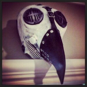 Taliesin Jaffe Instagram - Starting to catch up on #criticalrole mail. The mask...