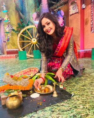 Tamanna Vyas Instagram - Happy Ending to Happy Raja Days 🌸🌸 

Saree - @itihaa_wovendreams 

#raja #rajafestival #rajasundari2024 #sidtharthtv #raja2024 #odiaculture #festival #odisha
