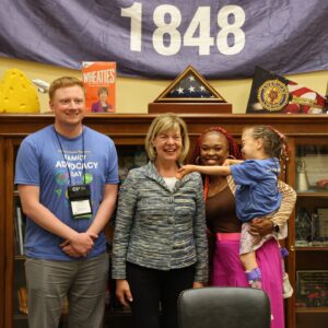 Tammy Baldwin Instagram - I had the privilege of hearing the inspiring stories of two Wisconsin Children’s Hospital patients during this year’s Family Advocacy Day in D.C. Thank you for sharing your courageous journeys with me Vince and Phoenix, and keep fighting!