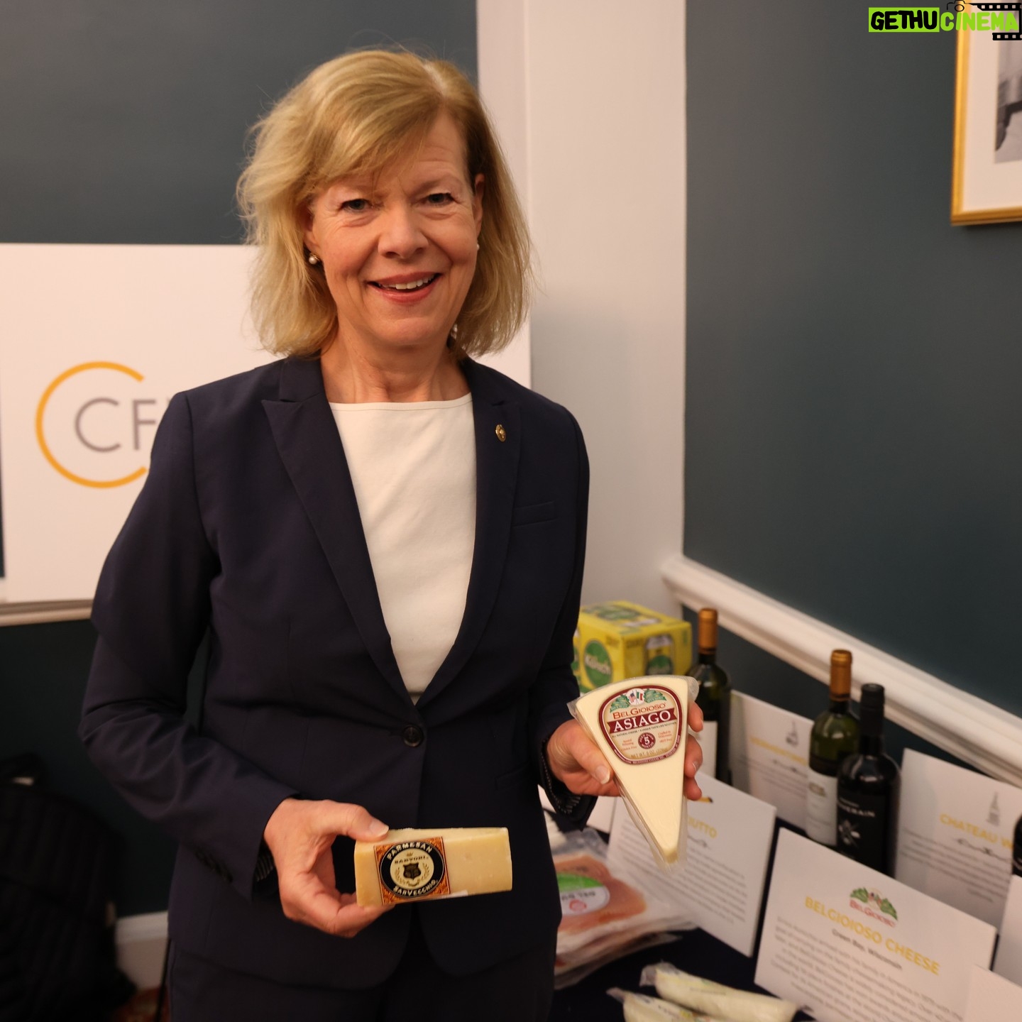 Tammy Baldwin - 473 Likes - There’s nothing better than #MadeinWisconsin cheese, and on #NationalCheeseDay, I’m thanking all our Wisconsin cheese producers who work hard to keep our Dairyland moving forward!
