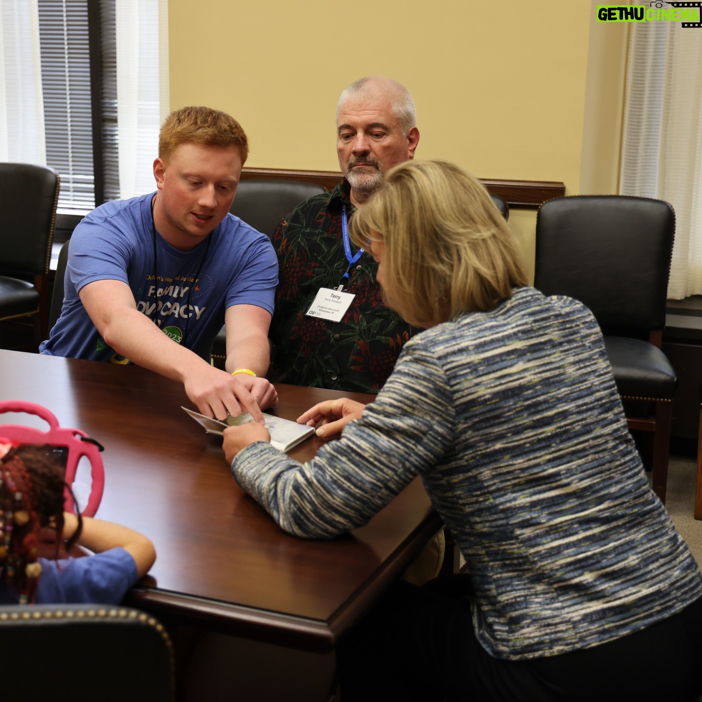 Tammy Baldwin - 262 Likes - I had the privilege of hearing the inspiring stories of two Wisconsin Children’s Hospital patients during this year’s Family Advocacy Day in D.C. Thank you for sharing your courageous journeys with me Vince and Phoenix, and keep fighting!