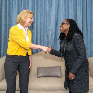 Tammy Baldwin Instagram - It’s been 1 year since we confirmed Justice Ketanji Brown Jackson to serve as the first Black woman on the highest court in the land, & since then she continues to be an inspiration to millions across our country & uphold the rule of law without fear or favor.