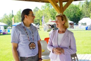 Tammy Baldwin Instagram - Wonderful to be in Bayfield with the 
@redclifftribe for their annual Pow-Wow to celebrate their rich history, discuss how to better our government to government relationship, & see how Red Cliff Fish Co. is growing the local economy & providing high quality fish nationwide.
