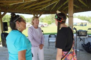 Tammy Baldwin Instagram - Wonderful to be in Bayfield with the 
@redclifftribe for their annual Pow-Wow to celebrate their rich history, discuss how to better our government to government relationship, & see how Red Cliff Fish Co. is growing the local economy & providing high quality fish nationwide.