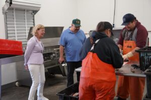 Tammy Baldwin Instagram - Wonderful to be in Bayfield with the 
@redclifftribe for their annual Pow-Wow to celebrate their rich history, discuss how to better our government to government relationship, & see how Red Cliff Fish Co. is growing the local economy & providing high quality fish nationwide.