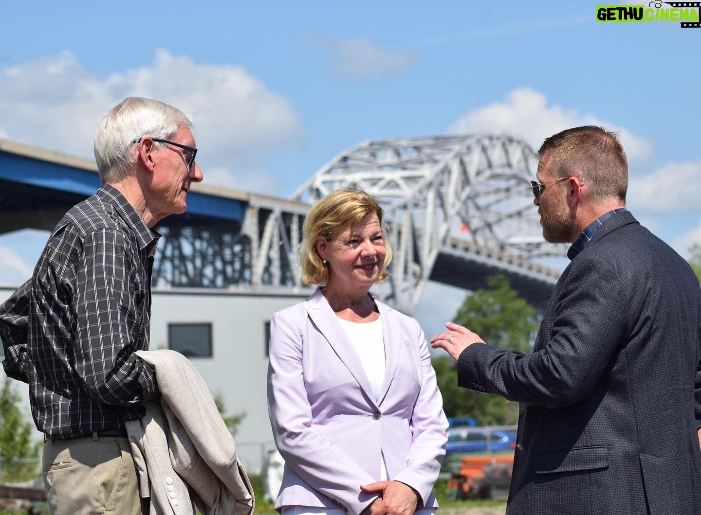 Tammy Baldwin - 236 Likes - We've secured nearly $400 million in our budget to support the repair of the Blatnik Bridge in Superior. Now, @SenatorBaldwin is ready to secure federal funds to get this project over the finish line.
Together, we're building the 21st-century infrastructure Wisconsin needs.