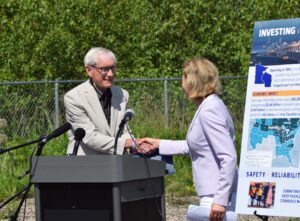 Tammy Baldwin Instagram - We've secured nearly $400 million in our budget to support the repair of the Blatnik Bridge in Superior. Now, @SenatorBaldwin is ready to secure federal funds to get this project over the finish line.

Together, we're building the 21st-century infrastructure Wisconsin needs.