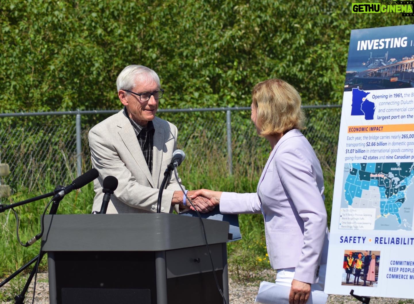Tammy Baldwin - 236 Likes - We've secured nearly $400 million in our budget to support the repair of the Blatnik Bridge in Superior. Now, @SenatorBaldwin is ready to secure federal funds to get this project over the finish line.
Together, we're building the 21st-century infrastructure Wisconsin needs.