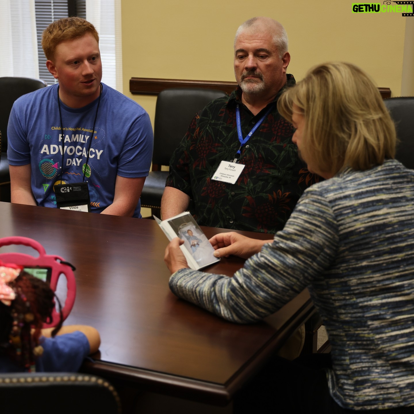 Tammy Baldwin - 262 Likes - I had the privilege of hearing the inspiring stories of two Wisconsin Children’s Hospital patients during this year’s Family Advocacy Day in D.C. Thank you for sharing your courageous journeys with me Vince and Phoenix, and keep fighting!