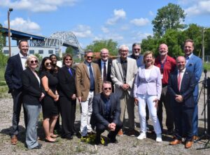 Tammy Baldwin Instagram - We've secured nearly $400 million in our budget to support the repair of the Blatnik Bridge in Superior. Now, @SenatorBaldwin is ready to secure federal funds to get this project over the finish line.

Together, we're building the 21st-century infrastructure Wisconsin needs.