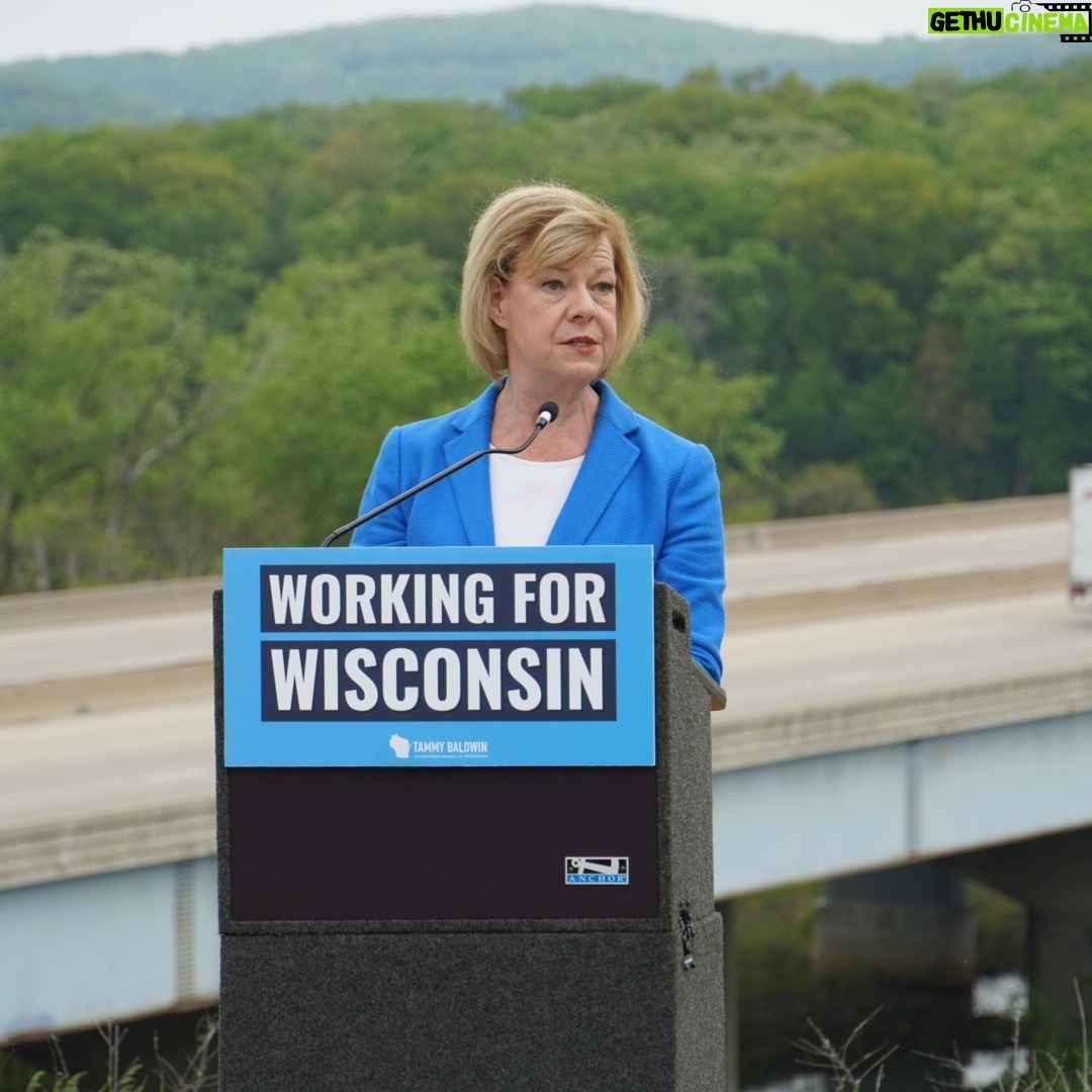 Tammy Baldwin - 235 Likes - This is what our Bipartisan Infrastructure Law is all about. Weāre rebuilding the 60-year-old bridges over the Wisconsin River in Columbia County, keeping families safe, ensuring goods make it on shelves & tourists make it to their destinations on time, & investing in our future.