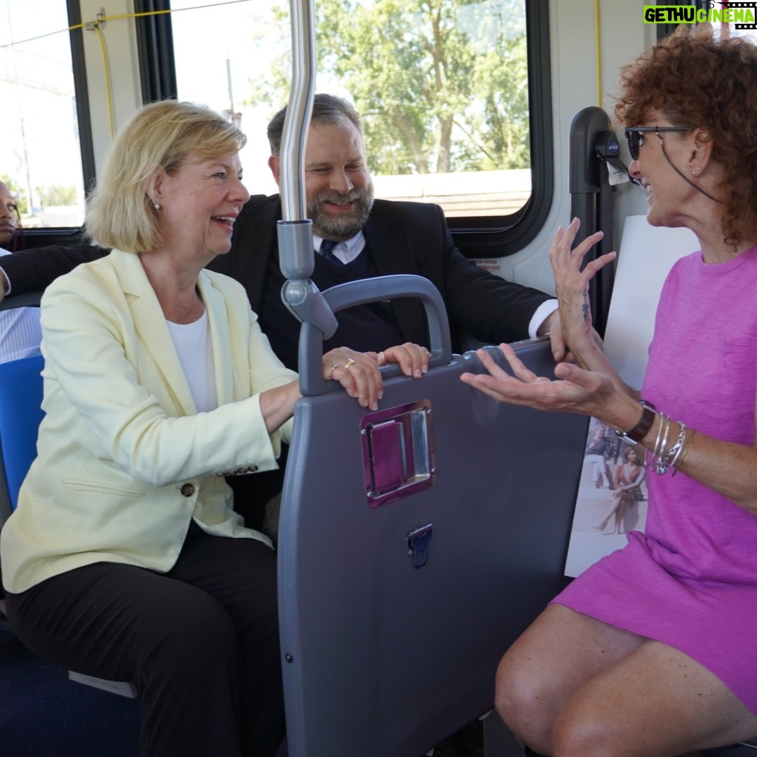 Tammy Baldwin - 263 Likes - Happy to join RYDE Racine to celebrate funding I delivered to improve public transportation and invest in Racine’s electric bus fleet! These investments will ensure the wheels on our buses are moving us toward a more sustainable future. 🔌 🚌