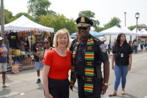 Tammy Baldwin Instagram - Always great to see the Milwaukee community come together for one of the longest-running #Juneteenth celebrations in the country. I was happy to join the festivities, reflect, and learn with local leaders, families, and community members!