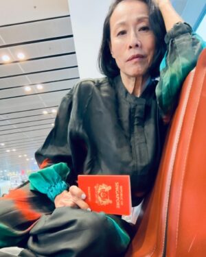 Tan Kheng Hua Instagram - It’s press week and premiere screening of @paramountplus ‘s full length animation #tigersapprentice! I’m armed with the world’s most powerful passport, my gorgeous @igcasia outfit, a luggage full of pretty Singapore-designed clothes to show off to US press. and a heart full of pride and excitement to show this work to the world. i remember the very first time i recorded for this. It was in 2020. The world was thick into covid, the air was dense with fear, everybody everywhere was trying to covid-rise their life and their work and recording for a full-length animation feature from a big studio like @paramountplus was no different. I was quarantining at The Sutton Hotel, Vancouver, ready to start filming the pilot of @cw_kungfu, a reimagining of the 70s hit for @thecw (we’ve had 3 glorious seasons over 3 years since then!), and the brilliant Vancouver sound studio, @postmodernsound sent over exquisitely packed professional recording equipment in equally professional looking recording equipment audio hard-cases and bags, complete with laptops for producers and directors to Skype in to guide, listen and steer my voice acting. The set-up bible was meticulously written and composed in a hefty file complete with photos. The instructions given were so easy to follow, so detailed and well thought through. I was also given a live guide as I was setting up the equipment. My OCD DNA was utterly impressed and optimally delighted and satisfied. I play Mrs Lee, the Grandmother of the lead Tom played by the fab @brandonsoohoo and friend of Hu, played by my fellow @crazyrichasians alumni @henrygolding. Mrs Lee’s arch enemy? My other CRA alumni, @michelleyeoh_official! Playing the lethal Loo. I have enjoyed every step of this journey with this intrepid team. I think every character records solo so I have never been in the same room with any of the other actors, but oh my, I am in such esteemed company and I cannot wait for you to  see how everything turned out! Watch for it guys. The Tiger’s Apprentice premieres fiercely on Feb 2  just in time for the year of the Dragon on Paramount !

Follow my stories for daily round ups of this LA jaunt!