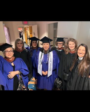 Tania Larsson Instagram - This is my love Razelle Benally graduating from NYU Tisch with her MFA this past month!

I’m extremely proud of her massive accomplishment not only did she survive the pendemic while in graduate school but she also had to work full time in two jobs as a writer on Dark Winds, and a director for the @showtime documentary series Murder in Big Horn while a full time student to be able to graduate.

She was nominated by her faculty with the honour to lead them during the salute ceremony as the banner bearer for the Maurice Kanbar Institute of Film and Television. She was also recognized in the speech of the president of her school during the ceremony and we screamed way too loud in joy when we heard her name out loud!

You can count on your fingers how many Indigenous people have graduated from this prestigious program and I’m so proud of her for honouring her gifts and working so hard for this accomplishment. I would also like to thank the faculty who saw her talents and pushed her to get even better!

Congratulations my love for graduating with the class of 2023 💜💜 #nyutisch #nyuclassof2023