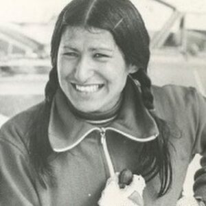 Tania Larsson Instagram - It’s been 9 years since my Mom passed away. Yesterday on the date of her passing I went through old pictures of her and found this Iconic image of my Mom and Tantoo Cardinal before I was even born. So I had to post the picture I took with Tantoo during Indigenous Fashion Week Toronto 2018. My mom and I would have been around the same age in those pictures.

She was so beautiful, kind and so strong. I miss her always but especially this year while dealing and actively healing from burn out I really wish she could be here with me ❤️

#shirleyfirth