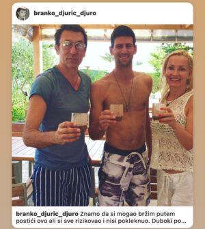 Tanja Ribič Instagram - Zmaga večja od športa in človek večji od časa. @djokernole 🙌🙌🙏❤️#23 #no1forever #lightitself