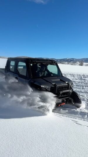 Tanner Foust Instagram - Got a new snowplow!! And some new 35” yokos to do the job… 🙌 @polarisorv  @yokohamatire #workworkwork