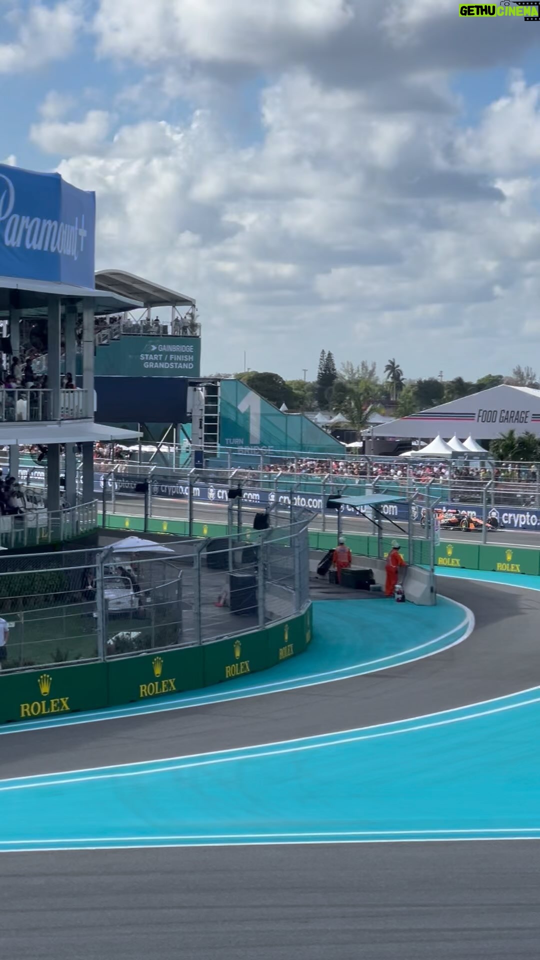 Tanner Foust - 3.4K Likes - Will be a great spot to watch the start!! Turn one let’s go! @landonorris @mclaren @rafaracing.club #miamigp