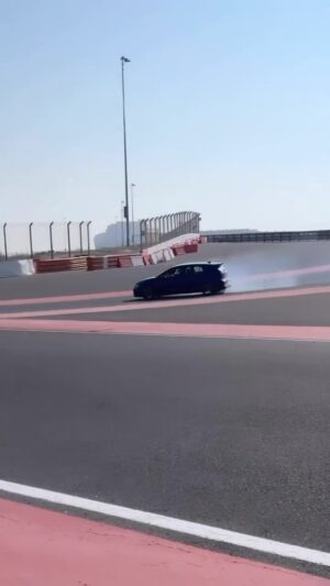 Tanner Foust Instagram - Proper use of the @vwr Golf8 torque vectoring… 😍 @volkswagenme @khalid.alherani  @vw