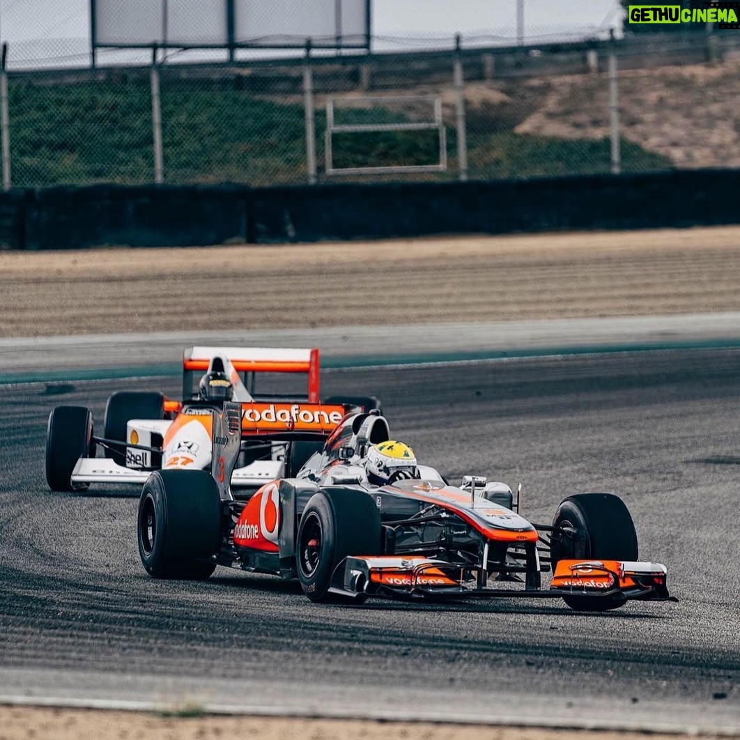 Tanner Foust - 1.4K Likes - Just remembering that time I chased @andrettimario around Laguna in @ayrtonsennalive ‘s MP4/5… 🤯🤯 @mclaren