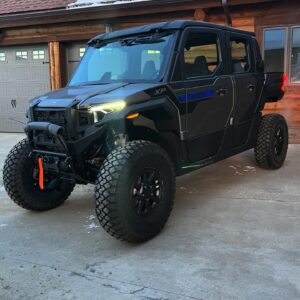 Tanner Foust Instagram - How do you like the stock @polarisorv on the new 35” @yokohamatire ‘s??? Also threw in a lithium @optimabatteries 😉