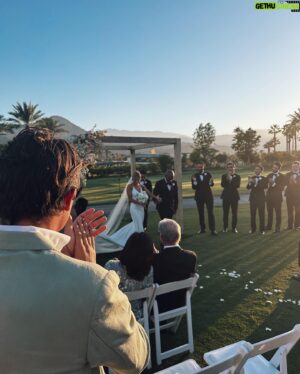 Tanner Novlan Instagram - Love in the desert. Congrats @trini1million & @marymillermethod