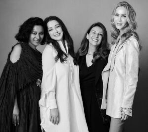 Tannishtha Chatterjee Instagram - Yellow Bus powerhouse women captured by @norman__wong in the Official #TIFF23 Portrait Studio at @fairmontroyalyork powered by @canoncanada .

Special thanks to makeup artist @paulageorge_makeup_artist and hairstylist @beautybydarin for taking care of us during @tiff_net.