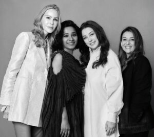 Tannishtha Chatterjee Instagram - Yellow Bus powerhouse women captured by @norman__wong in the Official #TIFF23 Portrait Studio at @fairmontroyalyork powered by @canoncanada .

Special thanks to makeup artist @paulageorge_makeup_artist and hairstylist @beautybydarin for taking care of us during @tiff_net.