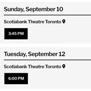 Tannishtha Chatterjee Instagram - SHOW TIME!
World Premiere (Public Screenings) at Toronto International Film Festival : 10th & 12th September.

Press and Industry Screenings:
10th and 14th of September. 

For more information visit the film page on TIFF website:https: //tiff.net/events/yellow-bus

@tiff_net @osn @sikhya