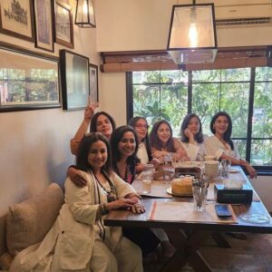 Tannishtha Chatterjee Instagram - Fun afternoon with the girl gang…. @diamirzaofficial s. Missed Vidya Tanvi and Shahana…