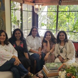 Tannishtha Chatterjee Instagram - Fun afternoon with the girl gang…. @diamirzaofficial s. Missed Vidya Tanvi and Shahana…