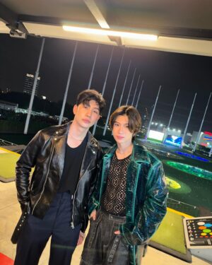 Tanutchai Wijitvongtong Instagram - Good to see you bro❣️ @tytan.t 
#LOfficielHommesxTopgolf