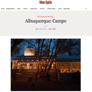 Tara Buck Instagram - I wrote a restaurant review for @wineandspirits about a recent dining experience I had in New Mexico eating and drinking to my heart’s delight.  If you’re ever in Albuquerque, New Mexico make sure to experience all @lospoblanos has to offer. 📷 credit Los Poblanos. 

LINK IN BIO to read the full article. 

*Campo’s use of local tastes lingers in your mind long after your visit.  As Georgia O’Keeffe once said, “If you ever go to New Mexico, it will itch you for the rest of your life.”