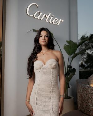 Tara Emad Instagram - Celebrating @cartier ‘s stunning boutique opening in Bodrum last week with people I love♥️

Glammed by @kiwarkis 
Styled by @cedrichaddad #styledbyced
📷 @pierre__mouton
Mgmt @mad_solutions