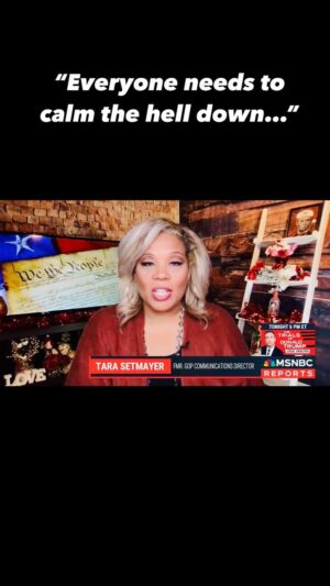 Tara Setmayer Instagram - “Everybody needs to calm the hell down here…

Unless Joe Biden demonstrates he’s incompetent as President & represents a threat to our democracy, we need to put it in perspective what we’re facing with Trump and start covering it that way.” 

I’ve had it! My comments on @MSNBC