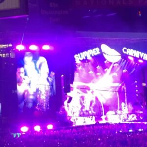 Tara Setmayer Instagram - If you’ve never seen @Pink live, you’re missing out. She’s absolutely phenomenal!
I’ve seen her 2x. 
Not only does she literally fly around the stadium, this time she did it in the rain. 
She’s so bad ass. I 🫶🏼her!