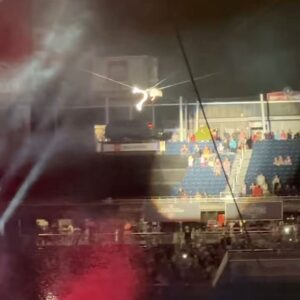 Tara Setmayer Instagram - If you’ve never seen @Pink live, you’re missing out. She’s absolutely phenomenal!
I’ve seen her 2x. 
Not only does she literally fly around the stadium, this time she did it in the rain. 
She’s so bad ass. I 🫶🏼her!