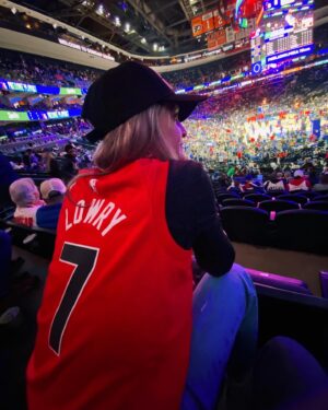 Tara Spencer-Nairn Instagram - RAPTORS FAN. WILL TRAVEL. Repping the forever Raptor @raptors raptors @kyle_lowry7 in his hometown. #wethenorth #kylelowryovereverything #letsgoraptors #rtz #raptors