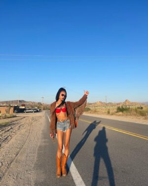Tayler Buck Instagram - hard to get a ride out here