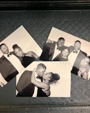 Taylor Polidore Instagram - We’ve been to 11 weddings together in two years. (Most of which Jero was a groomsman or best man 😂 He’s a grrrrreat friend! He could literally be the male version of 27 Dresses. #27Tuxes) 

I’ve loved being his forever plus one and a guest, but I have loved planning my wedding even more. Thanks for all the inspo y’all! Lol. Here are a few of our obligatory wedding photobooth pics over the years. 

Hey, @jerofoo meet me in exactly one month from today and let’s have our own.